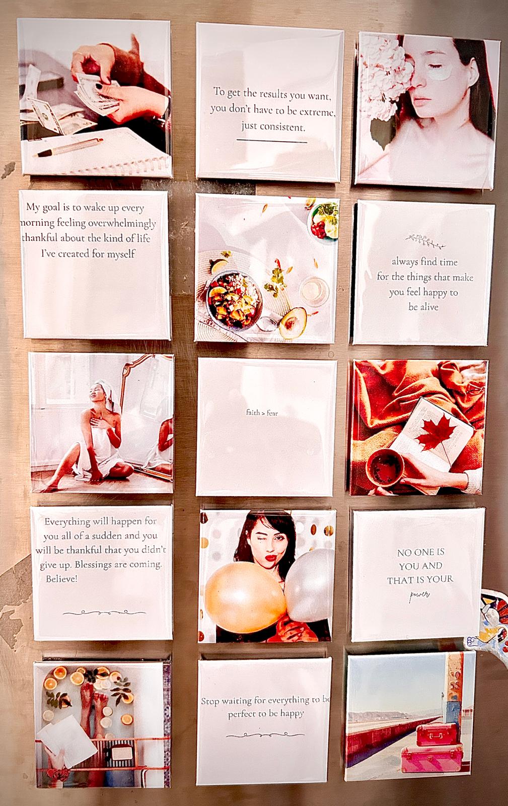 Affirmagnets - 9 Vision Board Fridge Magnet