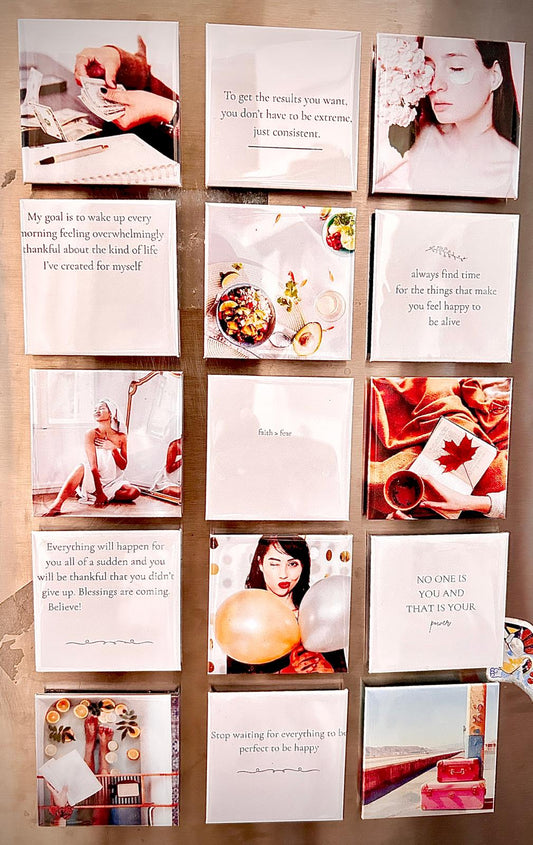 Affirmagnets - 9 Vision Board Fridge Magnet