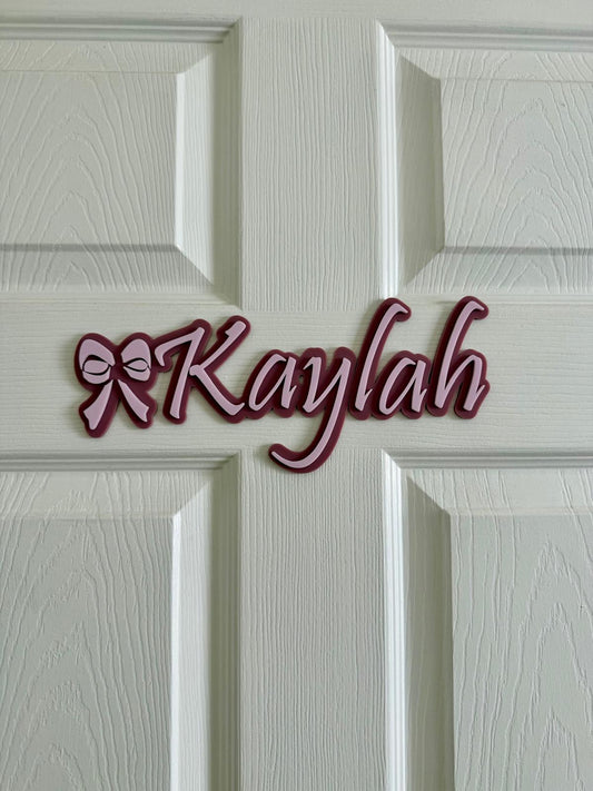 Personalized Acrylic Name Sign - Custom Acrylic Name Sign for Nursery - Personalized Baby Shower Gift - Wall & Door Decor